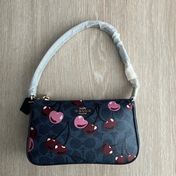 Coach Nolita 19 In Signature Canvas With Cherry - Picture 2 of 10